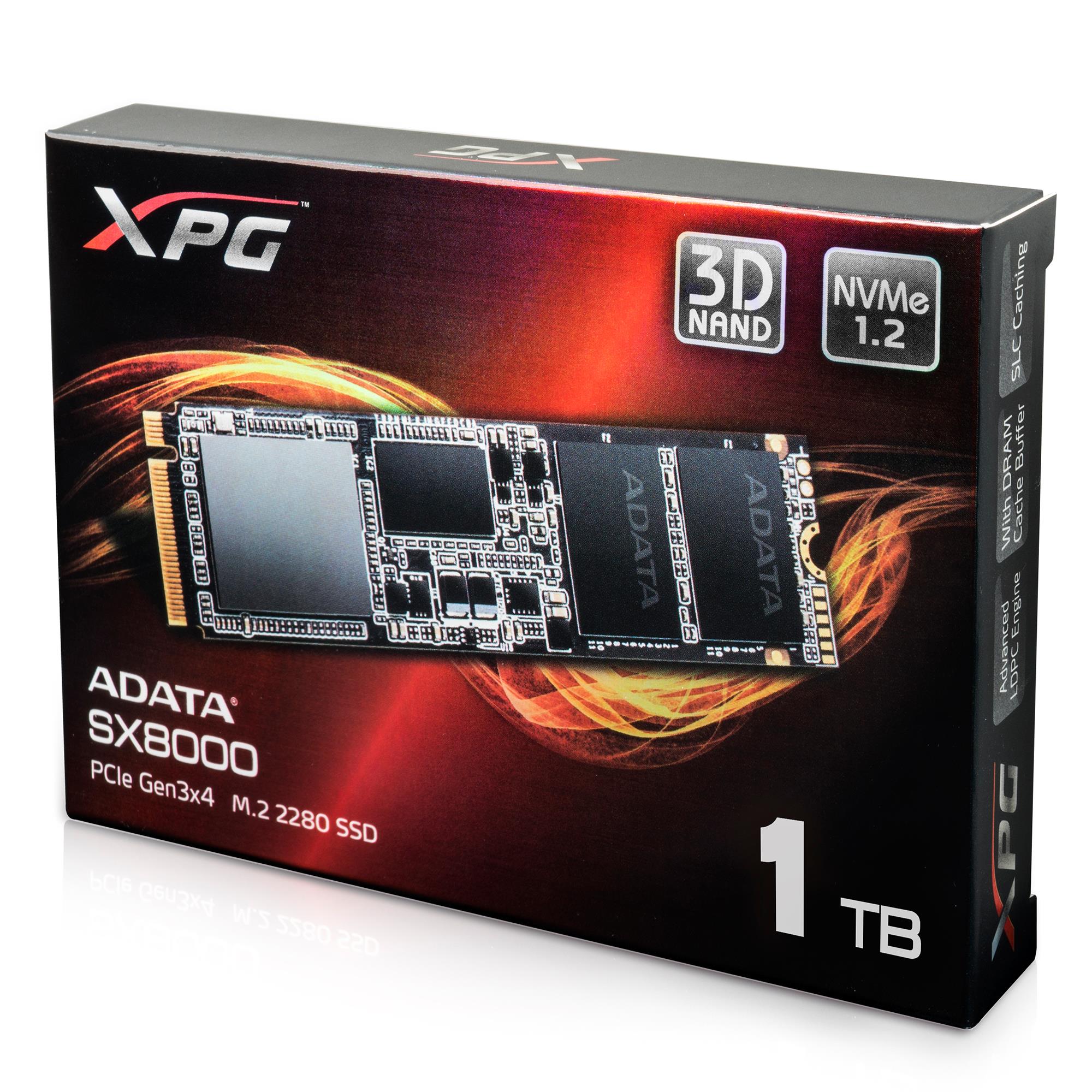 XPG SX8000 PCIe Gen3x4 SSD 1TB
