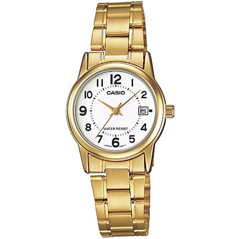 casio ladies stainless steel watch