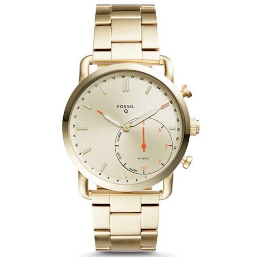 fossil smart watch gold
