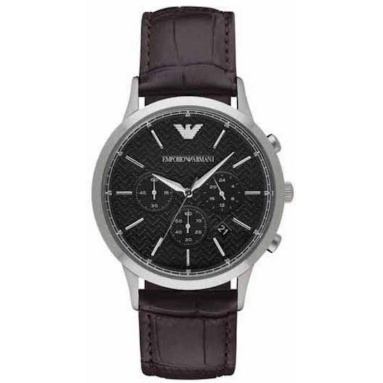 emporio armani classic stainless steel watch