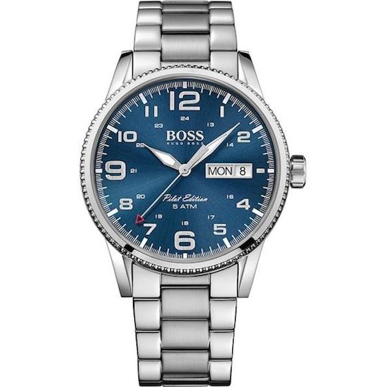 Pilot Edition Stainless Steel Watch 