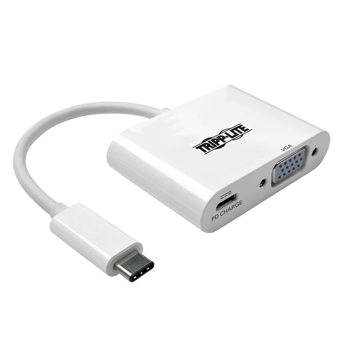 Tripp Lite Usb Typec Usbc To Vga External Video Adapter With Usbc Pd