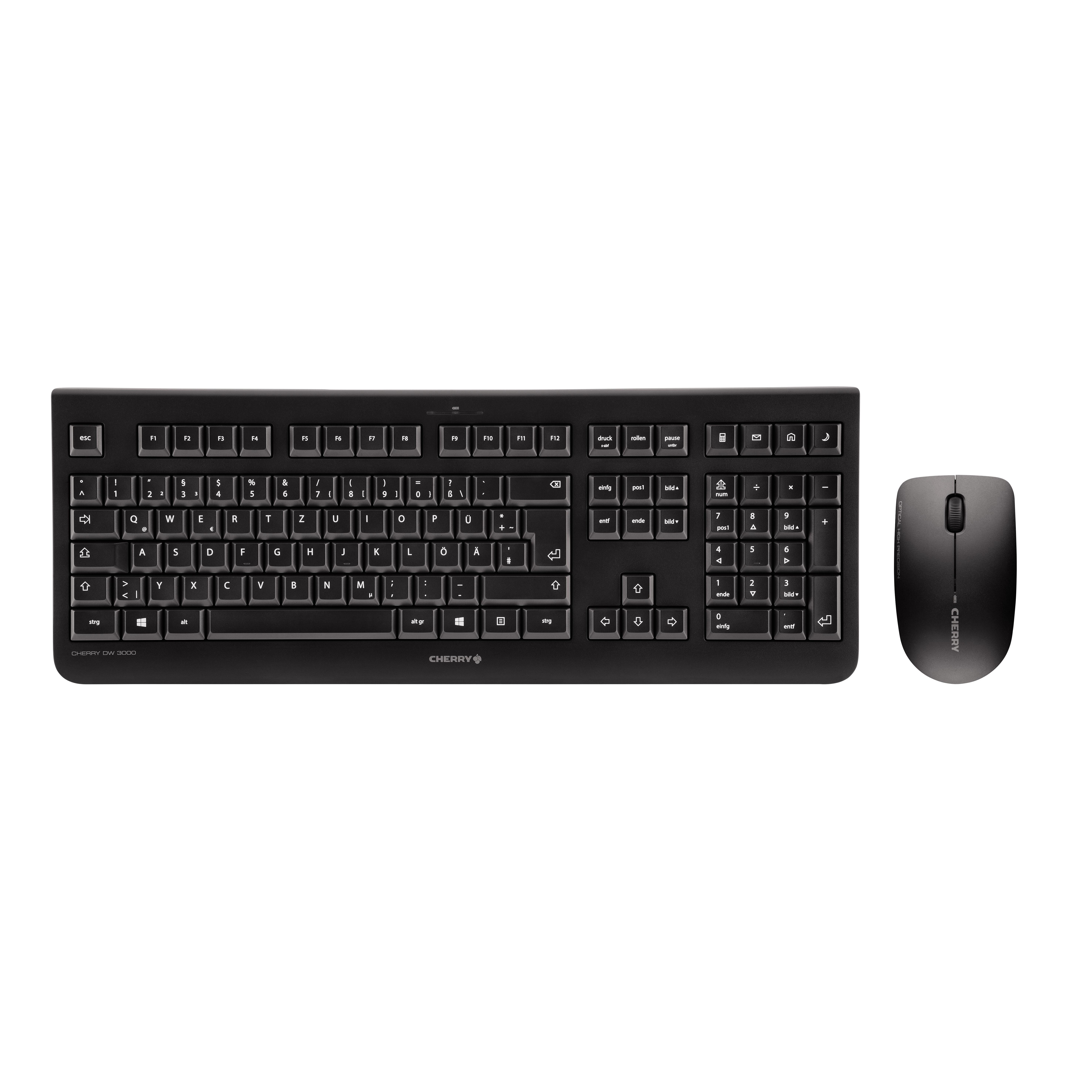 Cherry DW 3000 Keyboard RF Wireless QWERTZ German Grey