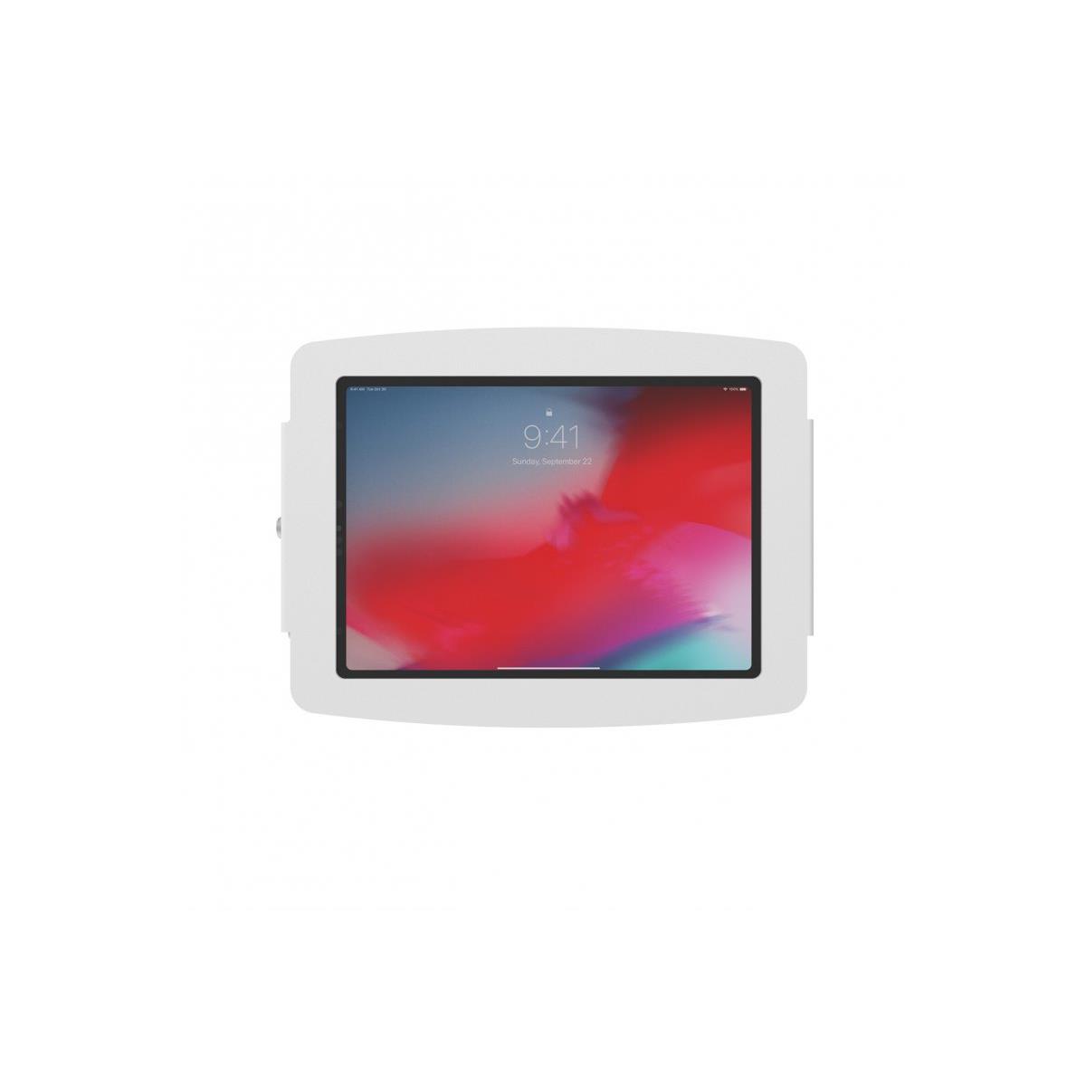 Compulocks Brands White 102IPDSW Space Wall Mount for iPad 10.2 Screen Support 100 x 100 VESA Standard