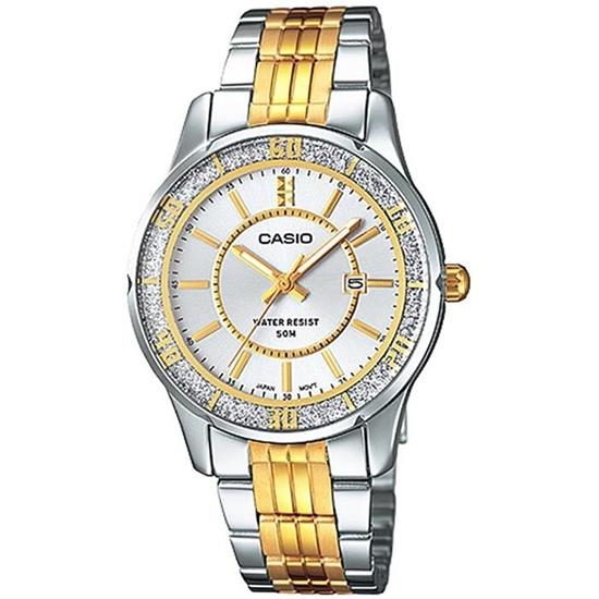 casio ladies stainless steel watch