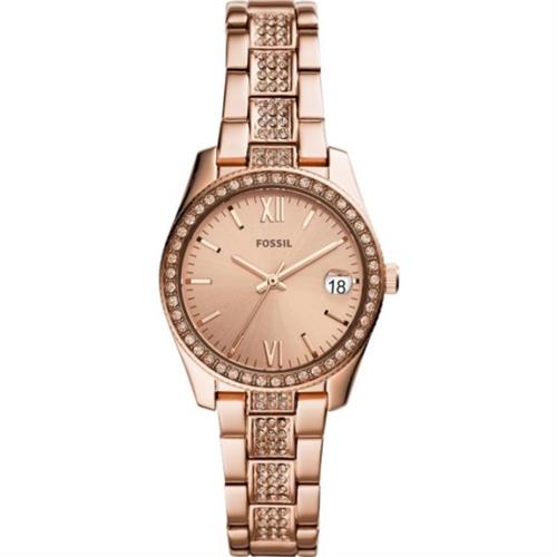 fossil ladies rose gold smartwatch