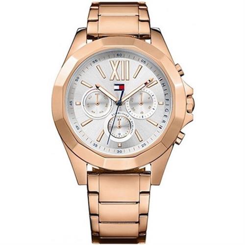 tommy hilfiger watch mens gold