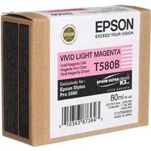 Epson Singlepack Vivid Light Magenta T580B00. Type: Original, Ink type: Pigment-based ink, Printing colours: Vivid light magenta