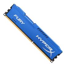 HyperX FURY Blue 8GB 1600MHz DDR3, 8 GB, 1 x 8 GB, DDR3, 1600 MHz, 240-pin DIMM, Blue