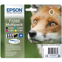 Epson Multipack 4-colours T1285 DURABrite Ultra Ink, Fox. Type: Original, Ink type: Pigment-based ink, Printing colours: Black,Cyan,Magenta,Yellow. Package type: Blister