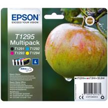 Epson Multipack 4-colours T1295 DURABrite Ultra Ink, Apple. Type: Original, Ink type: Pigment-based ink, Printing colours: Black,Cyan,Magenta,Yellow. Package type: Blister