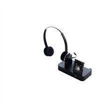 Jabra PRO 9465 Duo, UK, Call center/Office, Head-band, Binaural, Black, Wireless, 135 m