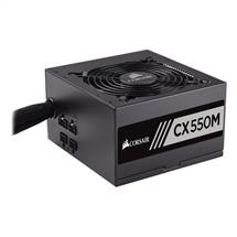 Corsair CX550M, 550 W, 100 - 240 V, 47 - 63 Hz, 5 - 10 A, Active, 120 W