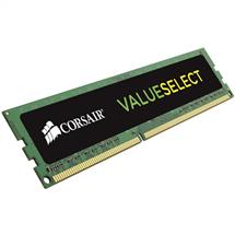 Corsair ValueSelect 16GB DDR4-2133. Component for: PC/server, Internal memory: 16 GB, Memory layout (modules x size): 1 x 16 GB, Internal memory type: DDR4, Memory clock speed: 2133 MHz, Memory form factor: 288-pin DIMM, CAS latency: 15