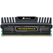 Corsair Vengeance. Component for: PC/server, Internal memory: 8 GB, Memory layout (modules x size): 1 x 8 GB, Internal memory type: DDR3, Memory clock speed: 1600 MHz, Memory form factor: 240-pin DIMM, CAS latency: 10