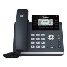 Yealink SIP-T42S, Black, Wired handset, Digital, Desk/Wall, In-band,Out-of band,SIP info, LCD