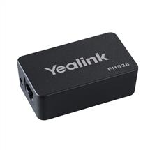 Yealink EHS36. Connector 1: RJ12, RJ9, Connector 2: RJ45, 3.5mm, Connector gender: Female. Product colour: Black