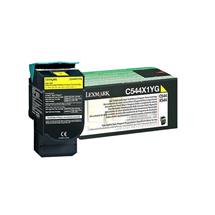 Lexmark C544, X544 Yellow Extra High Yield Return Programme Toner Cartridge (4K). Printing colours: Yellow