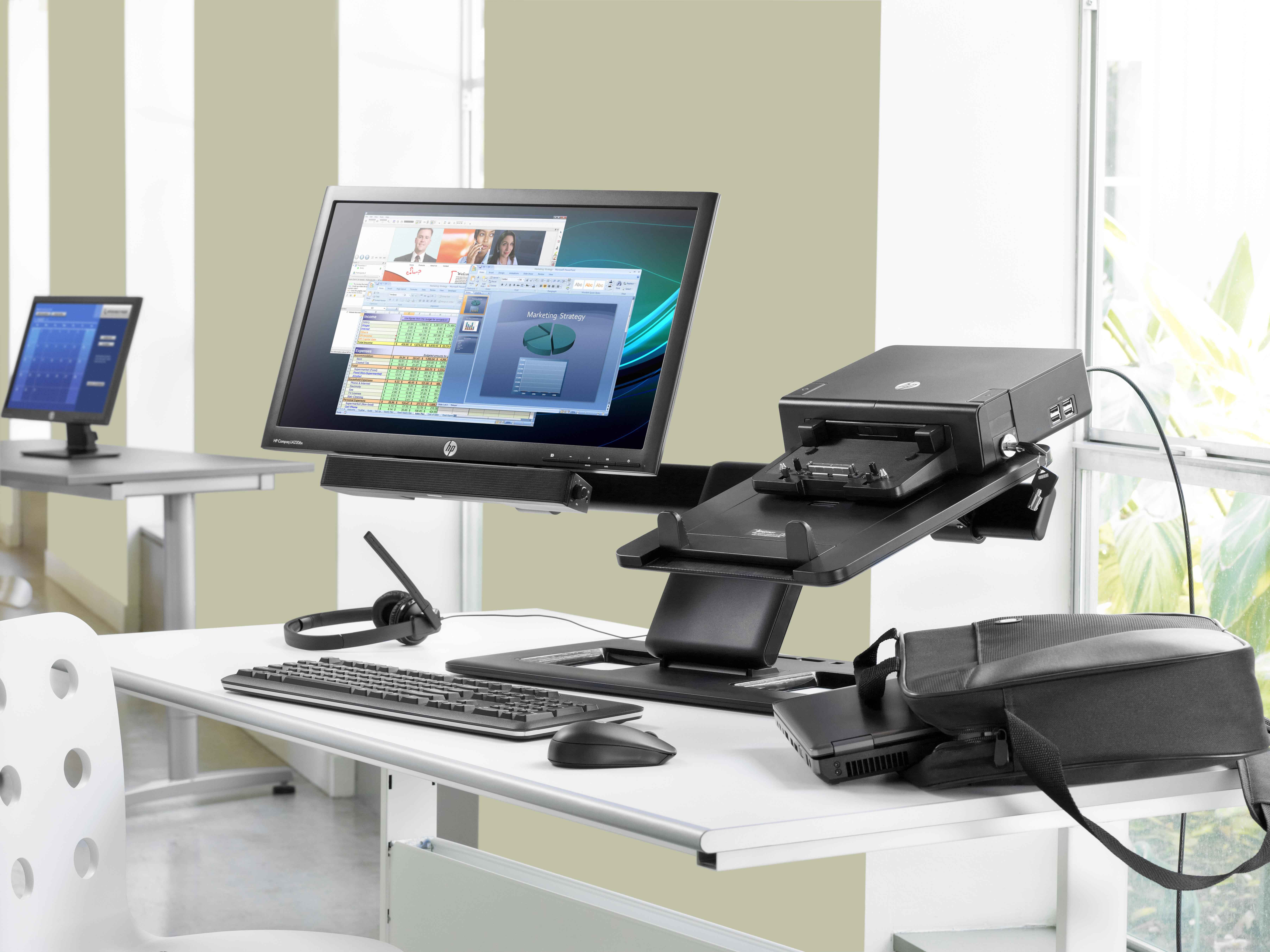 HP Adjustable Dual Display Stand Quzo