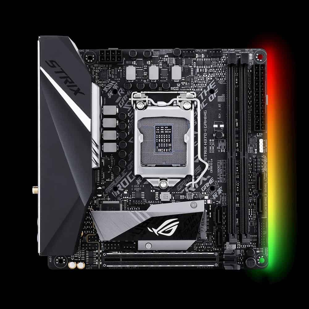 Asus Rog Strix H370 I Gaming Lga 1151 Socket H4 Mini Itx Intel H370