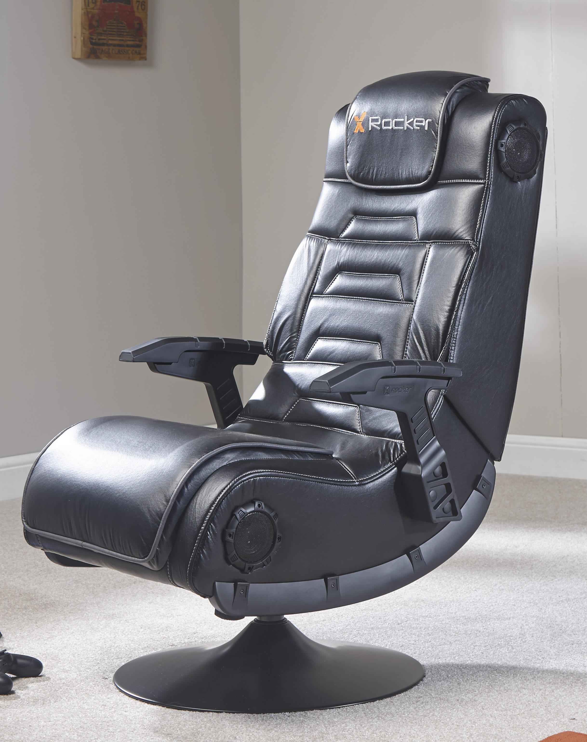 X Rocker Pro 4.1 Pedestal Console gaming chair Upholstered