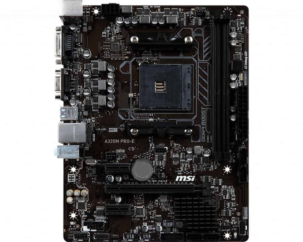 Msi a320m pro e обзор