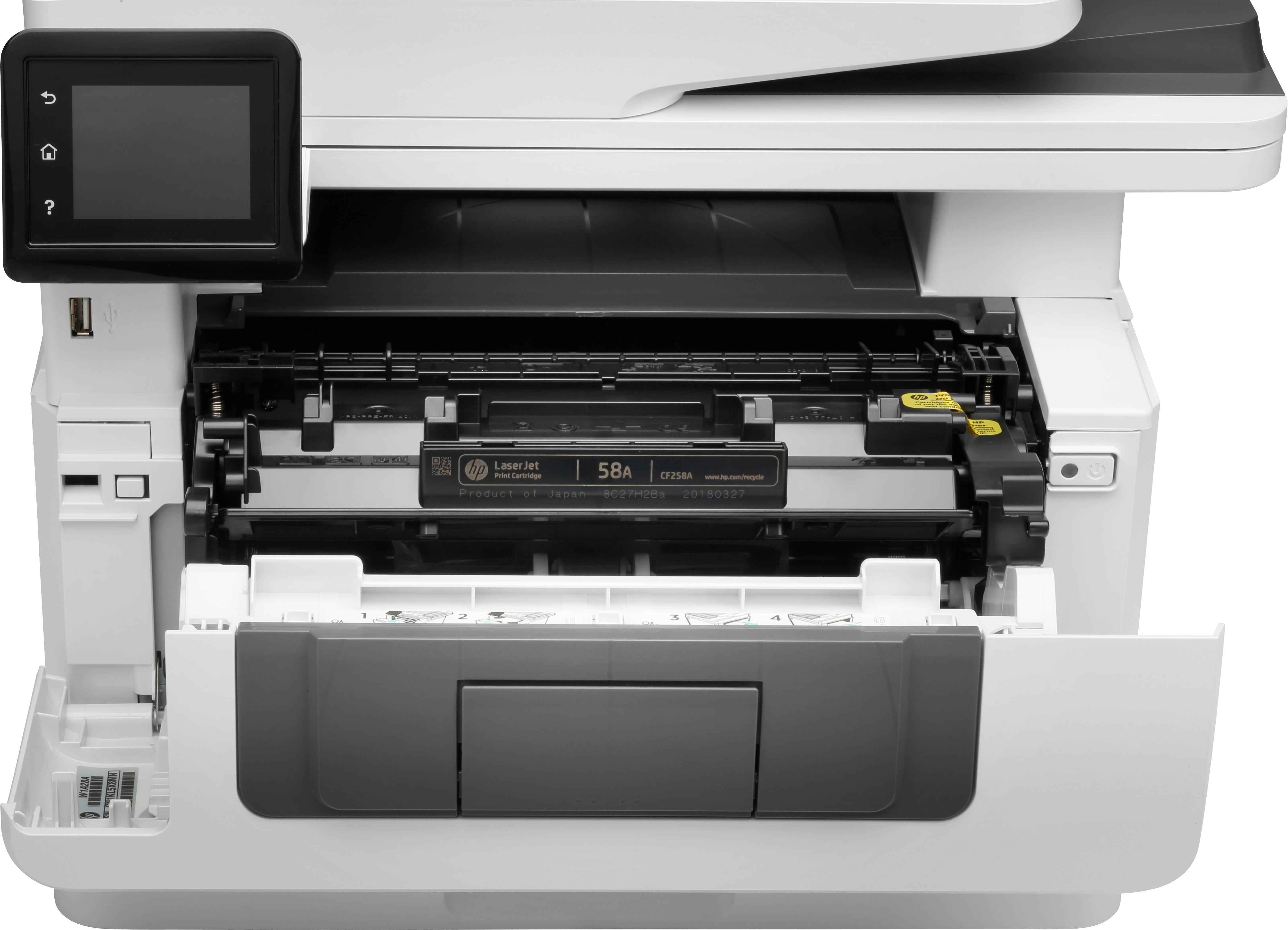 Hp laserjet pro mfp m428fdn нет бумаги