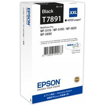 Original Multipack Epson WorkForce Pro WF-5690DWF Printer Ink Cartridges (4 Pack) -C13T789140