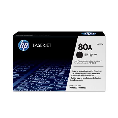 HP Toner HP Laserjet 80A para Pro400/M401/MFP425  2,7k Preto