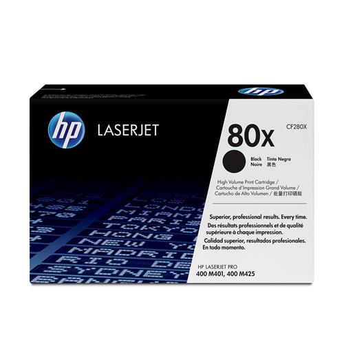 HP Toner HP Laserjet 80X para Pro400 M401/MFP425 6,9k Preto