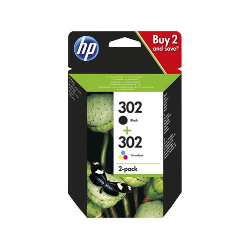 HP Original Tintenpatrone MultiPack schwarz + color X4D37AE