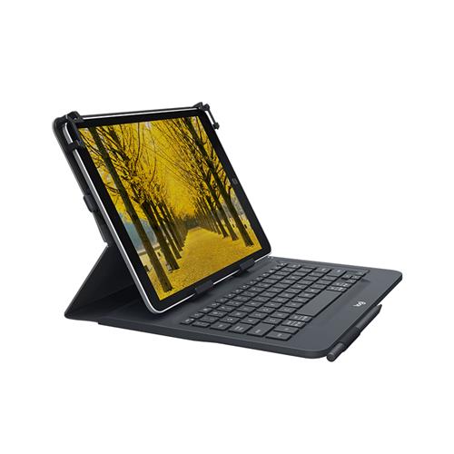 LOGITECH Dynafit 10" Universal Keyboard Folio - Black, Black