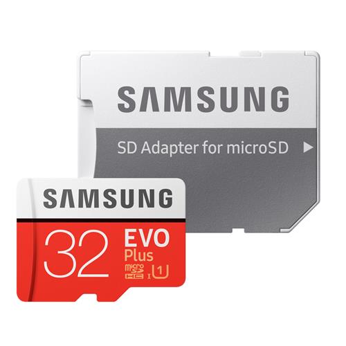 Samsung EVO Plus 95MBs Micro SDHC Memory Card - 32GB