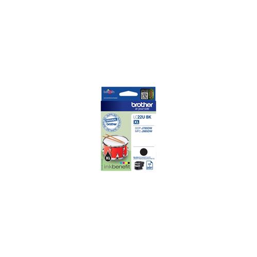 Original Multipack Brother MFC-J985DWXL Printer Ink Cartridges (4 Pack) -LC22UBK