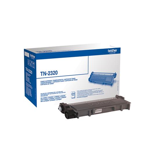 BROTHER TN2320 Black Toner Cartridge, Black