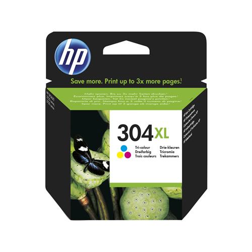 HP 304XL Tri-colour Ink Cartridge