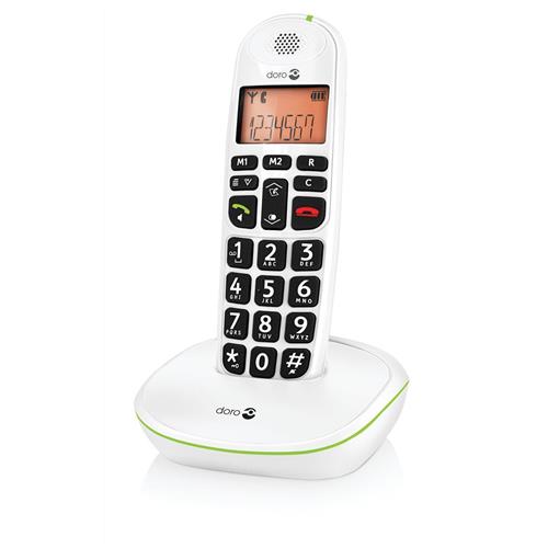 Doro PhoneEasy 100w DECT telephone Caller ID White