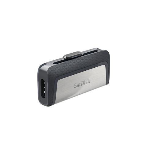 SANDISK Ultra USB Type-C & USB 3.1 Dual Memory Stick - 32 GB, Silver, Silver
