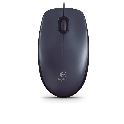 Logitech Souris filaire M100 - optique - 3 boutons - USB - noir