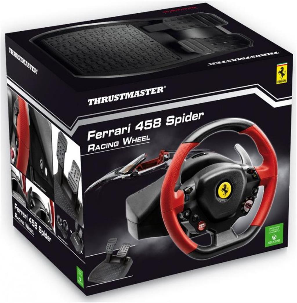 Hercules Ferrari 458 4460105 Lenkrad Rot, Schwarz