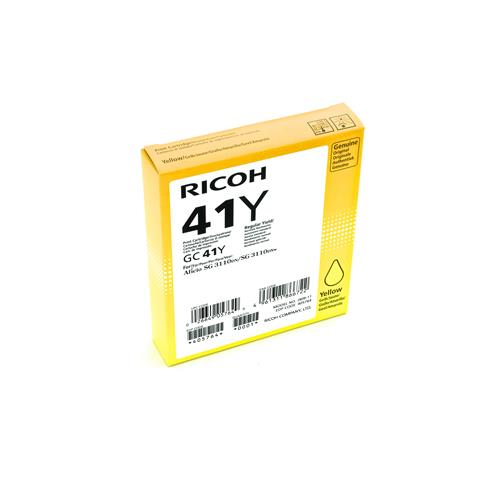 Ricoh Consumibles para impresoras para RICOH 405764 / GC-41 Y amarillo