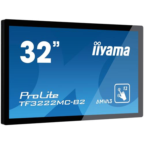 iiyama TF3222MC-B2 signage display 80 cm (31.5&quot;) LED Full HD Touchscreen Black