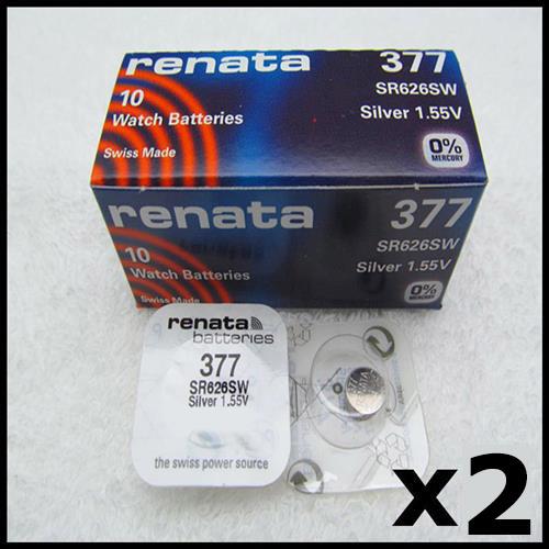 2x Renata 377 (SR626SW)