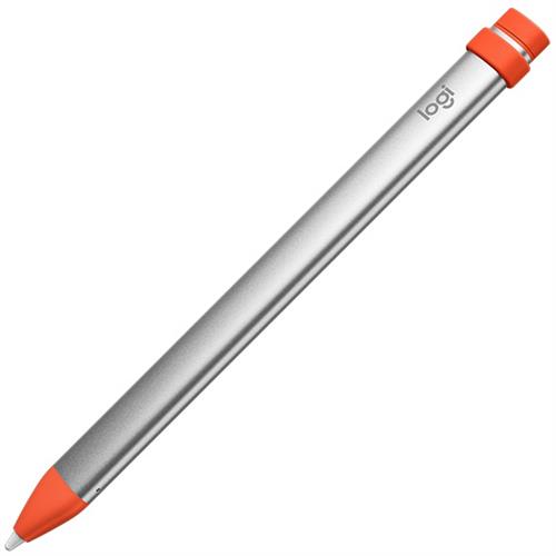 LOGITECH Crayon Smart Pencil - Silver & Orange, Silver