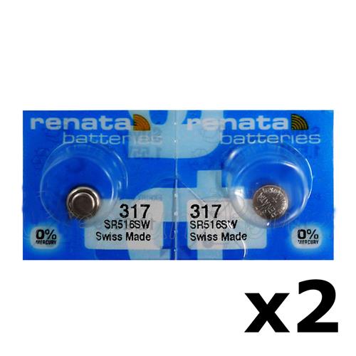 2x Renata 317 (SR516SW)