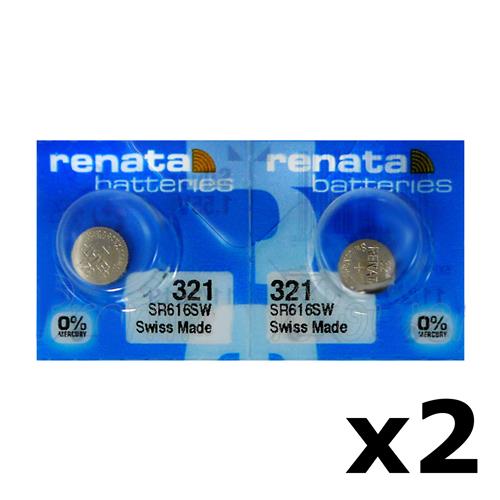 2x Renata 321 (SR616SW)