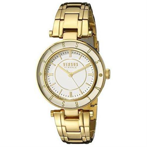 Versus Versace Ladies Logo Gold Plated Watch Sp8200015