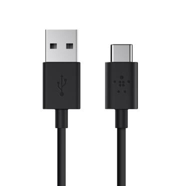 Belkin MIXIT? USB-A to USB Type-C Charge and Sync Cable, 3m, Black