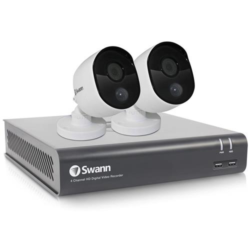 SWANN SWDVK-445802V 4-Channel Full HD 1080p Smart Security System - 1 TB, 2 Cameras