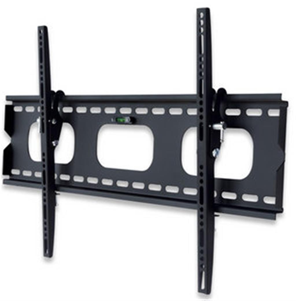 Manhattan Wall Mount for TV & Monitors (Tiltable) For screens 37" to 65" VESA compatability: all between 200x200mm and 600x400mm - check the dimensions of the four mounting holes on back of screen to ensure it fits Max 75kg Black Bracket